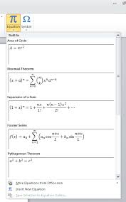 Word Show Equation Editor