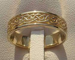 Scottish Celtic Wedding Ring For Men Or Women Mens Wedding Rings Celtic Wedding Rings Celtic Wedding Bands