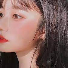 정 윤 sur instagram 韓国風前髪 アイメイク ビューティー