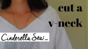 How do you alter t shirts? Cut A V Neck Make A Vneck On A Tshirt Change The Neckline Youtube
