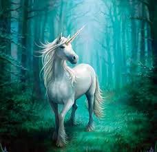 A unicorn in the woods, even angels ...