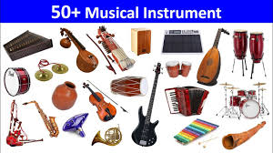 The strings may be played with a bow, plucked with fingers, or struck with hammers. Musical Instruments Name With Picture Musical Instruments Names Musical Instruments Youtube