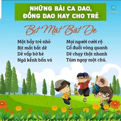 NHỮNG BÀI ĐỒNG DAO HAY CHO TRẺ MẦM NON