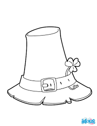 St Patrick S Day Coloring Pages Shamrock And Hat St Patrick St Patricks Day Pictures St Patricks Coloring Sheets