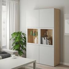 Besta Vitrine Eicheneff Wlas Lappviken Klarglas H Grau Ikea Osterreich Vitrine Weiss Wohnzimmerschrank Ikea Wohnzimmerschranke