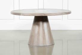Ivory wood round dining table for 4 (41.7 in. Pavilion Round Dining Table By Nate Berkus And Jeremiah Brent Living Spaces