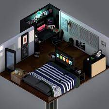 Ahead, explore these chic small primary bedroom décor ideas. Tech Sharp Sur Instagram Rate This Out If 10 Tell Me Below If You Would Like Your Own 3d Room Like This Design Small Game Rooms Bedroom Setup Room Setup