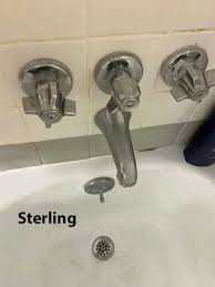 We have gorgeous shower surrounds and inserts to match the style you want in bathrooms of any size, including timeless shower stalls and modern shower enclosures. Leaking Sterling 3 Handle Shower Tub Faucet Terry Love Plumbing Advice Remodel Diy Professional Forum