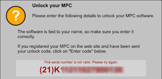 Please refer to unlocking mpc essentials. Akai Pro Mpc Troubleshooting Invalid Serial Number And Other Common Unlock Problems