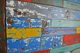 Sew Homegrown Diy Faux Boat Wood How To Make Painted Wood Look Chipped And Old Painting Painting Wood Furniture Painting On Wood