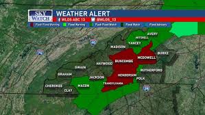Additional rainfall amounts of 0.5 to 1 inch are possible in the warned area. Flash Flood Warnings Issued For Parts Of Western North Carolina Wlos