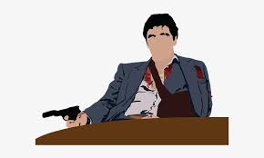 Black and white pop al pacino scarface movie poster and prints oil canvas painting wall art picture canvas home decoration. Banner Black And White Library Scarface Drawing Tony Minimalist Scarface Png Image Transparent Png Free Download On Seekpng