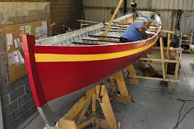 Yole Fee Du Traon En Finition Riviere D Auray Morbihan Brittany Bateau En Bois Morbihan Bateaux
