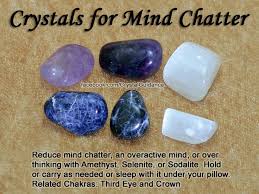 Crystals For Mind Chatter Over Thinking Reduce Mind Chatter An Overactive Mind Or Over Thinking With Ameth Healing Stones Crystals Crystal Healing Stones