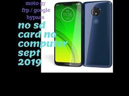 как скачать видео с ютуба на телефон самсунг галакси Moto G7 Power All Motorola Sept 2019 Frp Google Lock Bypass Android 9 Pie Without Pc Youtube In 2020 Motorola Samsung Galaxy Phone Bypass