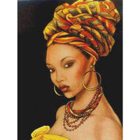 african woman AH1420 5D Diamond Painting