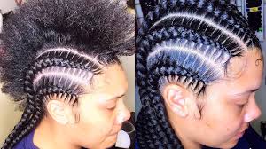 Take the strands of the extension and pull them through the loop. Feed In Braids Ebena Blog