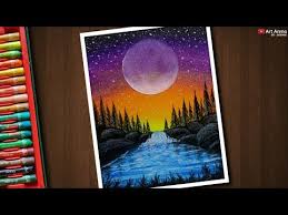 Small Waterfall Scenery Drawing With Oil Pastels For Beginners Step By Step Youtube Oil Pastel Drawings Easy Canvas Art Painting Oil Pastel Art Oil pastel drawing expressionist waterfall landscape enrique. oil pastel drawings easy