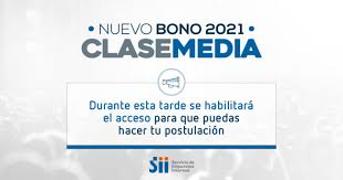Este apoyo económico que debe ser. Sii En La Tarde Estara Habilitado Sitio Para Postular A Bono Clase Media