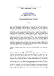 Ulama yang satu ini merupakan salah satu yang paling produktif. Sheikh Ahmad Al Fatani Research Papers Academia Edu