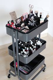 When It Comes To Beauty Products We Say More Is Always More But If You Re Overloaded With Eye Shadow Palet Ikea Makeup Storage Ikea Raskog Diy Makeup Storage