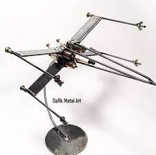 Spark Plug Star Fighters Etsy Metal Art Sculpture Metal Art Welded Metal Art Projects