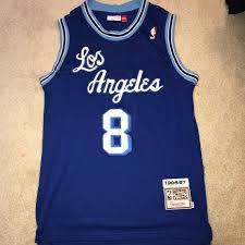 Shop from the world's largest selection and best deals for los angeles lakers basketball jerseys. Mitchell Ness Shirts Kobe Bryant Las Angeles Lakers Blue Jersey Poshmark