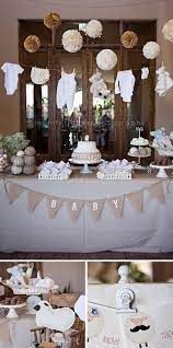Get Inspired To Create An Unique Baby Shower Event With These Decoration Ideas See M In 2021 Creative Baby Shower Themes Baby Shower Themes Neutral Rustic Baby Shower