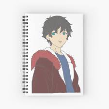 Watch short videos about #anime_boys on tiktok. Half Face Anime Boy Spiral Notebook By Mysticstudio Redbubble