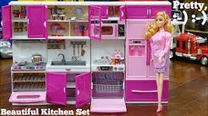 Check spelling or type a new query. Pink Kitchen Play Set For Little Girls A Complete Kitchen Set With Barbie Doll Toy Review Channel Youtube