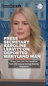 ICYMI: White House Press Secretary Karoline Leavitt