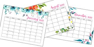 Both of the calendar templates are set out to show the whole year for 2022 with a basic month by month calendar where you can cross off the days . Free Printable 2022 Calendar Crafts By Amanda