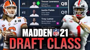 In the 2016 season, the cleveland browns had the worst here is a basic explanation of how the nfl draft works. 2021 Nfl Draft Class In Madden 21 Youtube