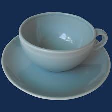 Casual Blue By Russel Wright Cup And Saucer