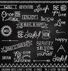 Chalkboard Quotes Clipart Clip Art Chalk Board Words Clipart Etsy Chalkboard Lettering Chalkboard Art Chalkboard Writing