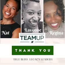 Huge shoutout to my amazing team-up business partners, Lavonne and Regina!!  Thank you both for pushing hard with me all last month. No matter what  challenges come our way in business, I