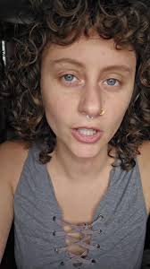 Would you send me a message? . . . . . . . . . #curlygirl #blueeyesgi...