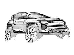 Suv Concept Drawing With Pencil And Marker Car Design Sketch Concept Car Sketch Car Drawing Pencil