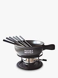 paxton and whitfield large cheese fondue set