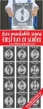 Or you may also be interested in some pretty favors or decorations for your. First Day Of School Free Printable Signs 2014 The Pinning Mama