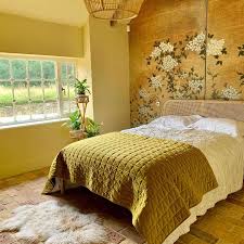 To add character to the boxy room. The Top 57 Yellow Bedroom Ideas Interior Home And Design