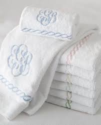 Towel animals, folding towels into homemade gifts, towel totes, dresses and cover ups are just a few of the amazing things to make out of bathroom towels! Embroidered Chain Bath Towels Monogram Bath Towels Monogrammed Bath Towels Monogram Towels Embroidered Towels