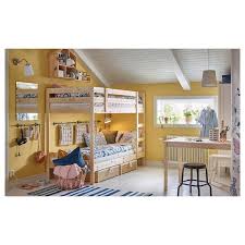 Mydal إطار سرير بطابقين صنوبر 90x200 سم Ikea