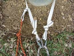Perhaps using a single strand of accessory cord with the rap rings on the ends tied with bowlines would be less prone. Pin On Abseiling