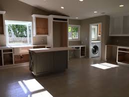 Cabinets Are Painted And Waiting For Doors And Counters Island Is Benjamin Moore Kingsport Gray Walls Are Benjamin Moore Stone Hearth Home Remodel Hearth