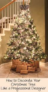 How to decorate a christmas tree like a professional. How To Decorate Your Christmas Tree Like A Professional Designer Christmas Tree Design Beautiful Christmas Trees Christmas Tree Decorations