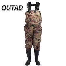 New Camouflage Thicker Waterproof Fishing Boots Pants