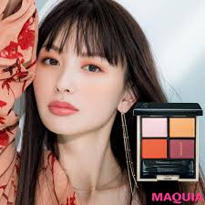 suqquの4色パレットで旬の美女顔に 渋めニュアンスが今年っぽい マキアオンライン maquia online メイクアップカラー 春 リップ 鈴木えみ