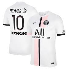 Mbappé presenta la nueva camiseta del psg. Paris Saint Germain Away Stadium Shirt 2021 22 With Neymar Jr 10 Printing