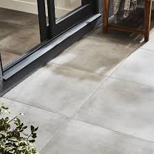 How big is a polished concrete floor tile? Konkrete Grey Matt Concrete Effect Porcelain Outdoor Wall Floor Tile Pack Of 3 L 610mm W 610mm Diy At B Q